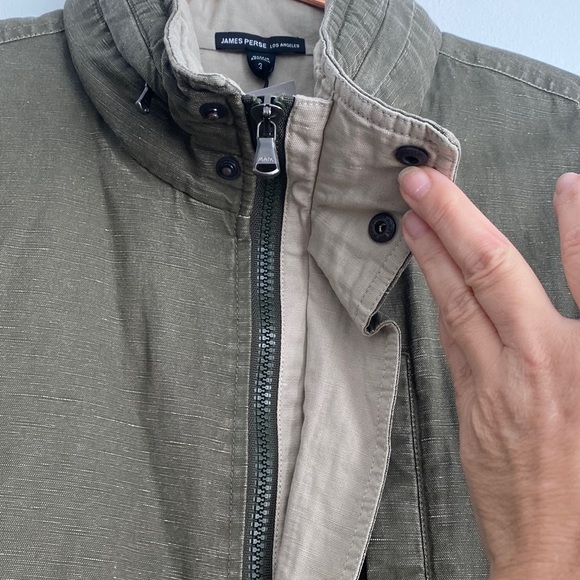 James Perse Stowaway Hood Jacket NWT Size Large - Picture 6 of 11